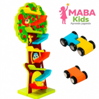 Árbol didáctico de madera Montessori